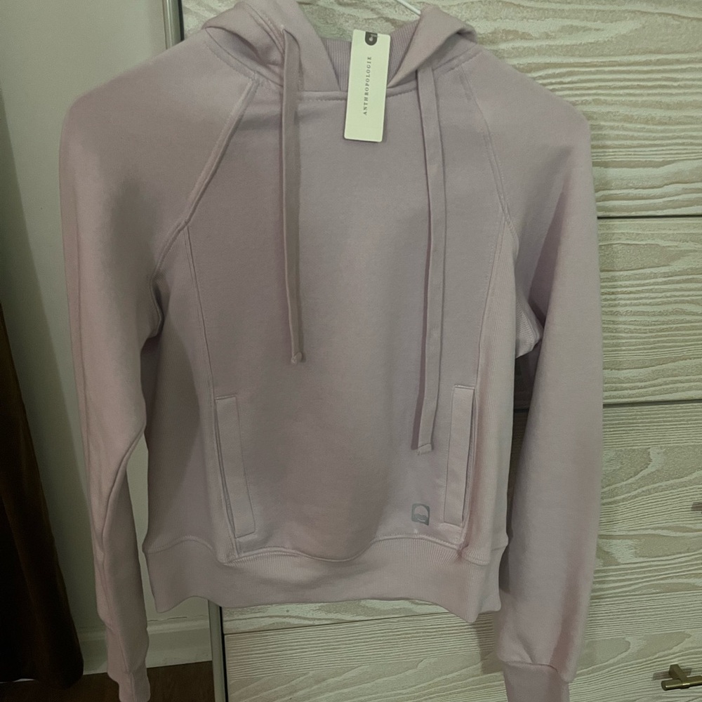 Anthropologie light purple hoodie (XXS)